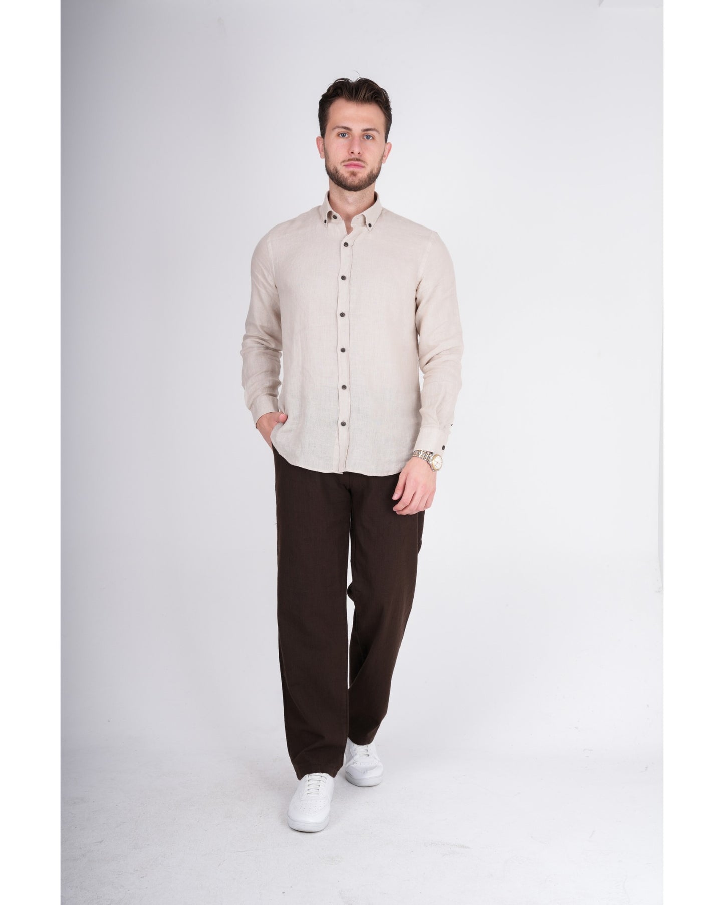 KETEN RAHAT KESİM PANTOLON