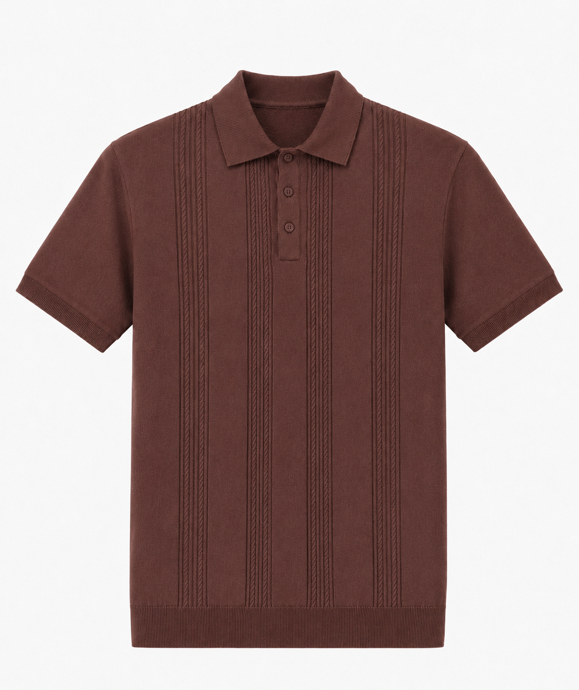 Çizgili Polo Yaka Triko