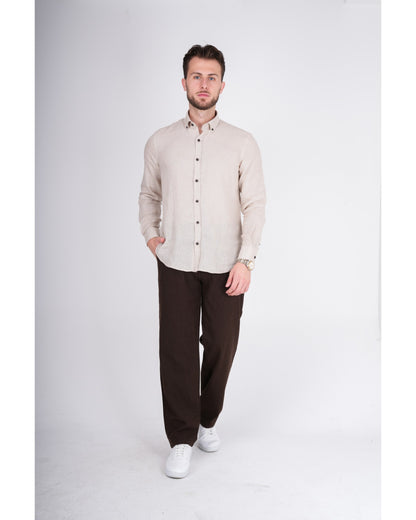KETEN RAHAT KESİM PANTOLON
