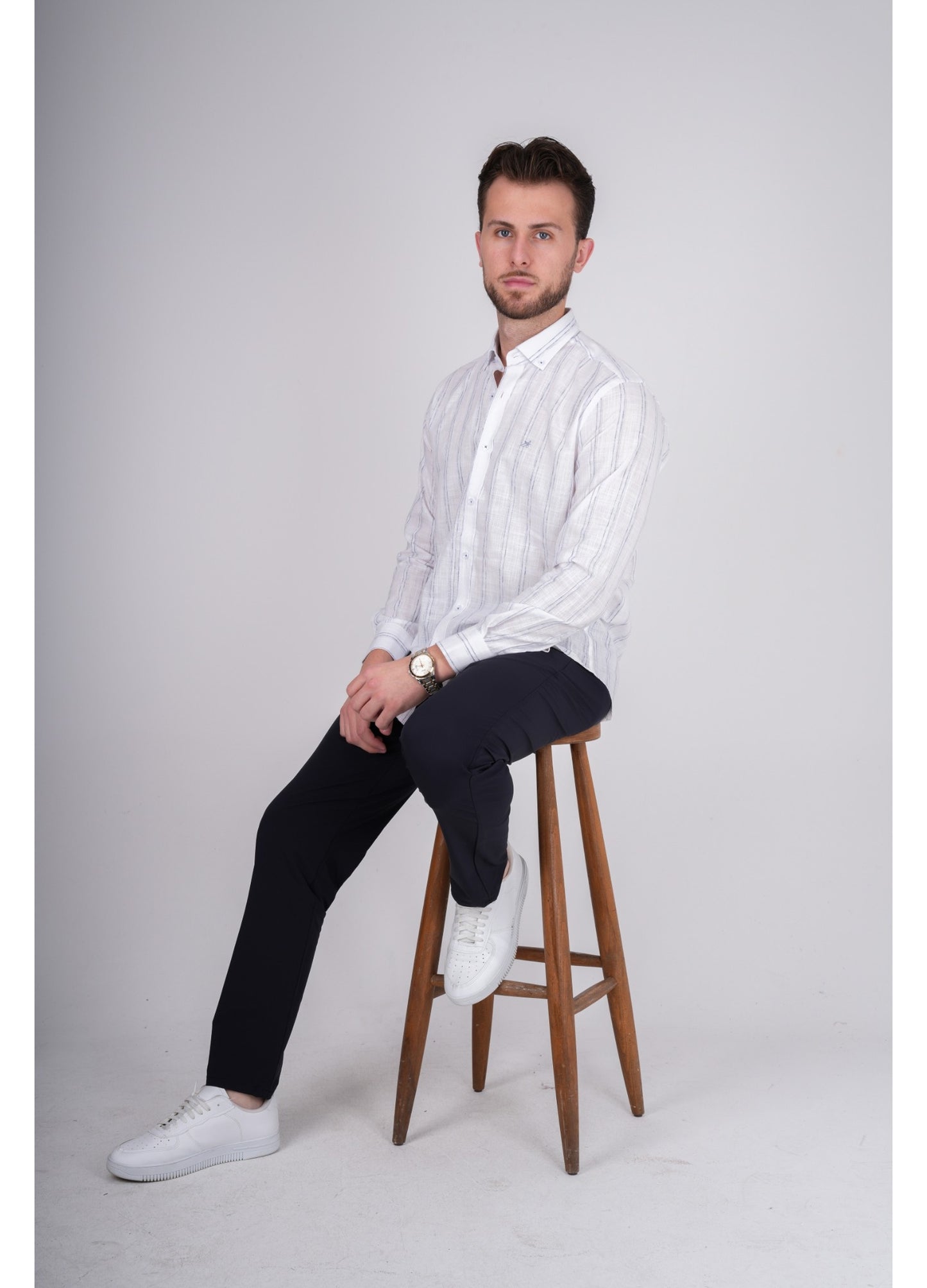SLİMFİT ESNEK POLYAMİD PANTOLON