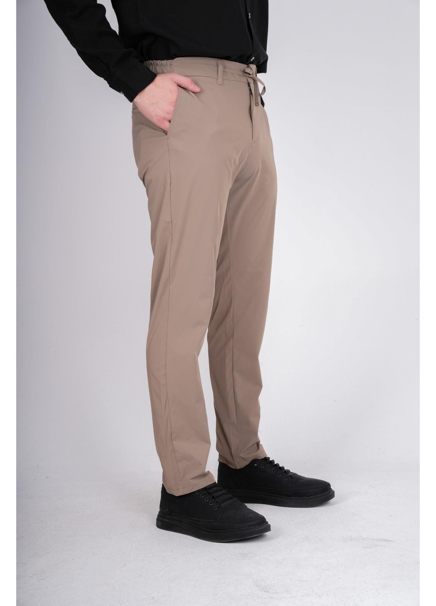 SLİMFİT ESNEK POLYAMİD PANTOLON