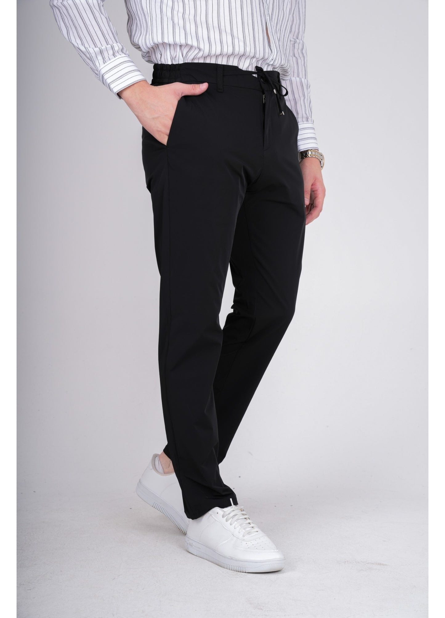 SLİMFİT ESNEK POLYAMİD PANTOLON
